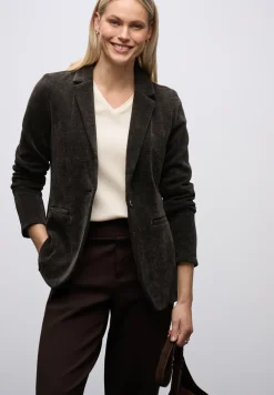 Chenille corduroy blazer
