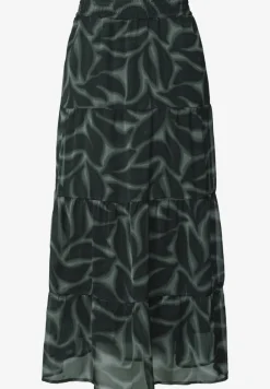 Chiffon maxirok met print