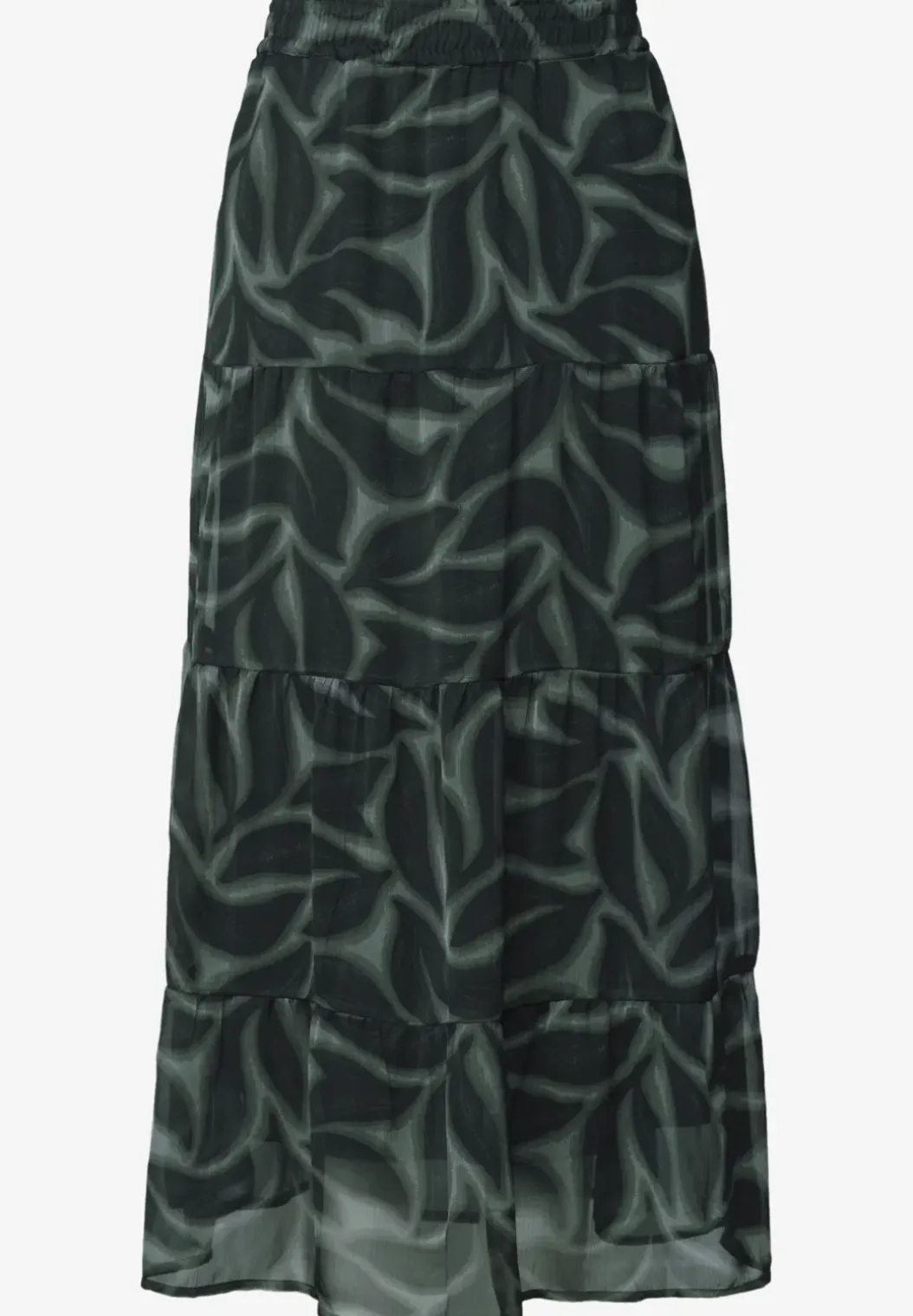 Chiffon maxirok met print