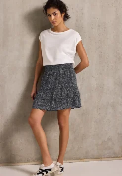 Chiffon rok met volants