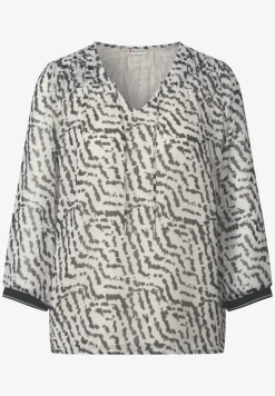Chiffon tuniek met rimpels