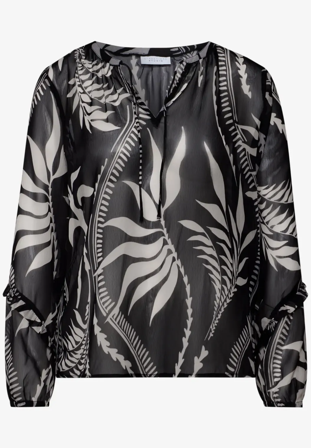 Chiffon tuniek met ruches