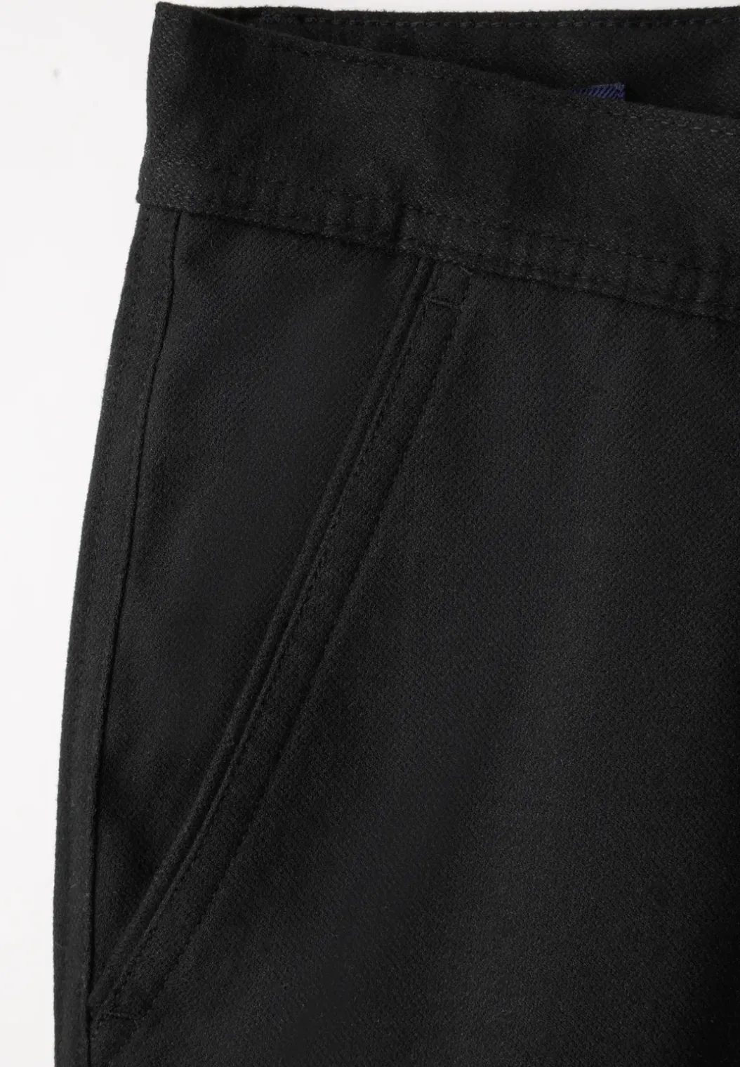 Chino in wollen look
