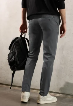 Chino met elastische tailleband
