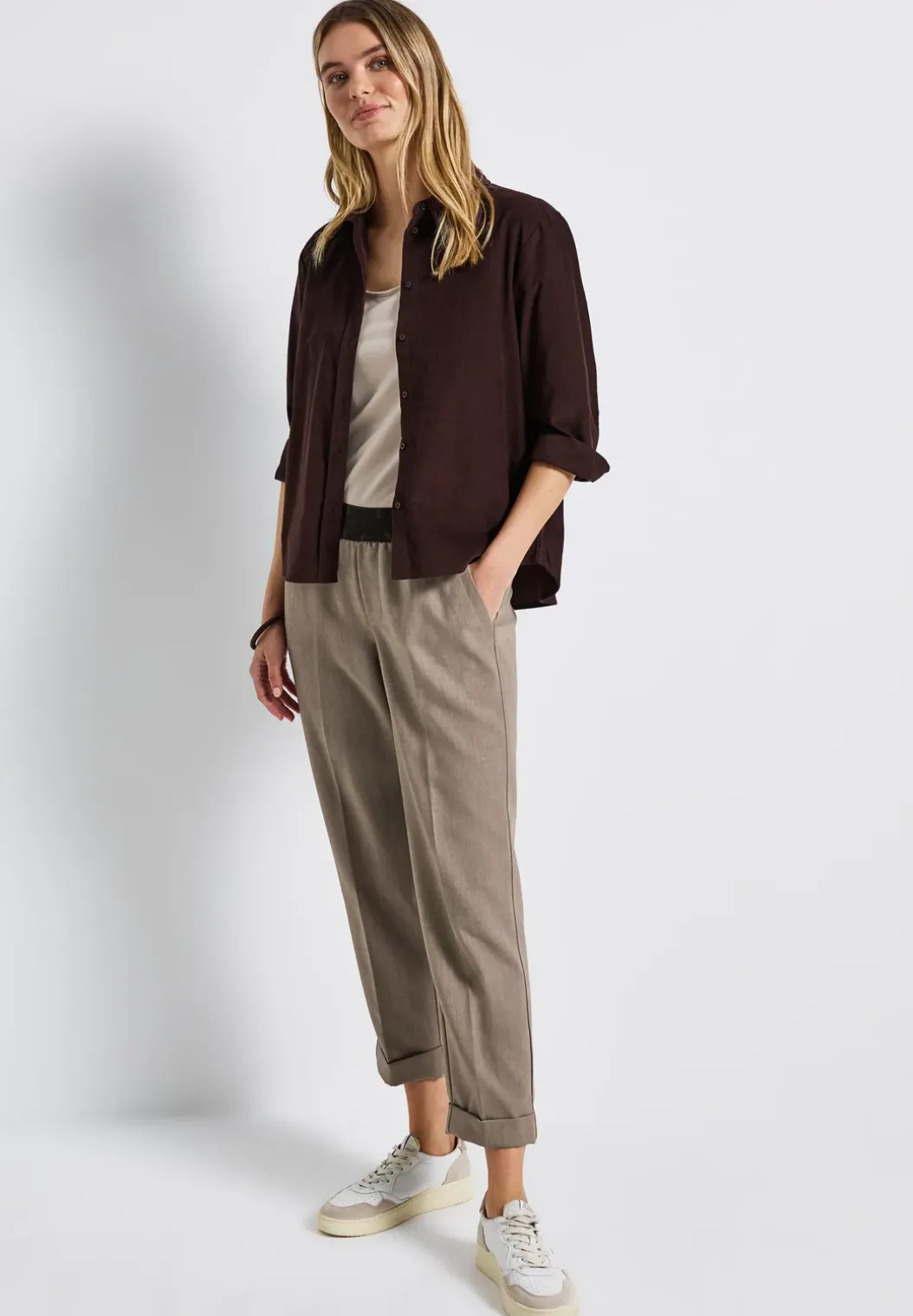 Chino met tailleband