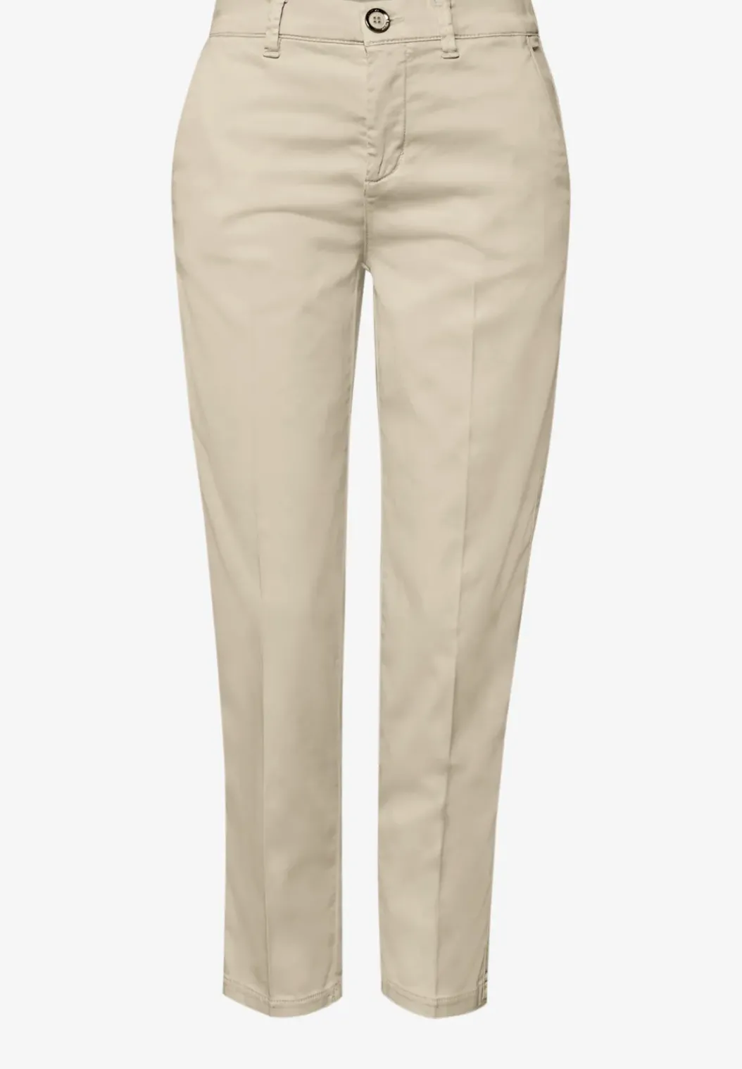 Chino's met Slim Legs, gemaakt van een lyocell-mix