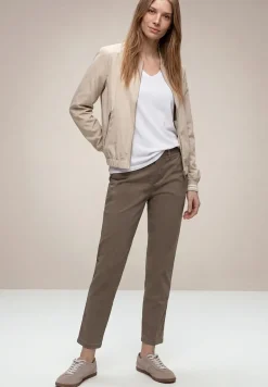 Chino's met Slim Legs, gemaakt van een lyocell-mix