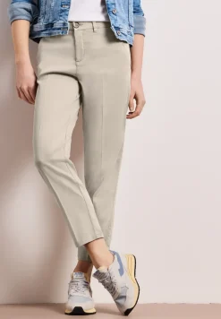 Chino's met Slim Legs, gemaakt van een lyocell-mix