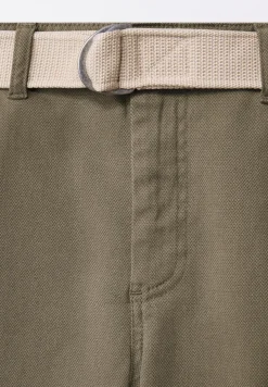Chinoshorts met structuur