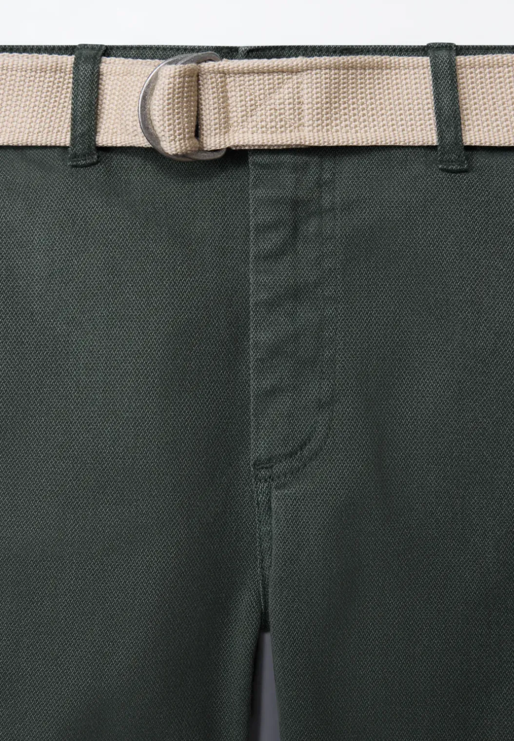Chinoshorts met structuur