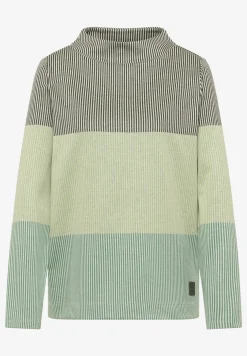 Colorblock jacquard shirt
