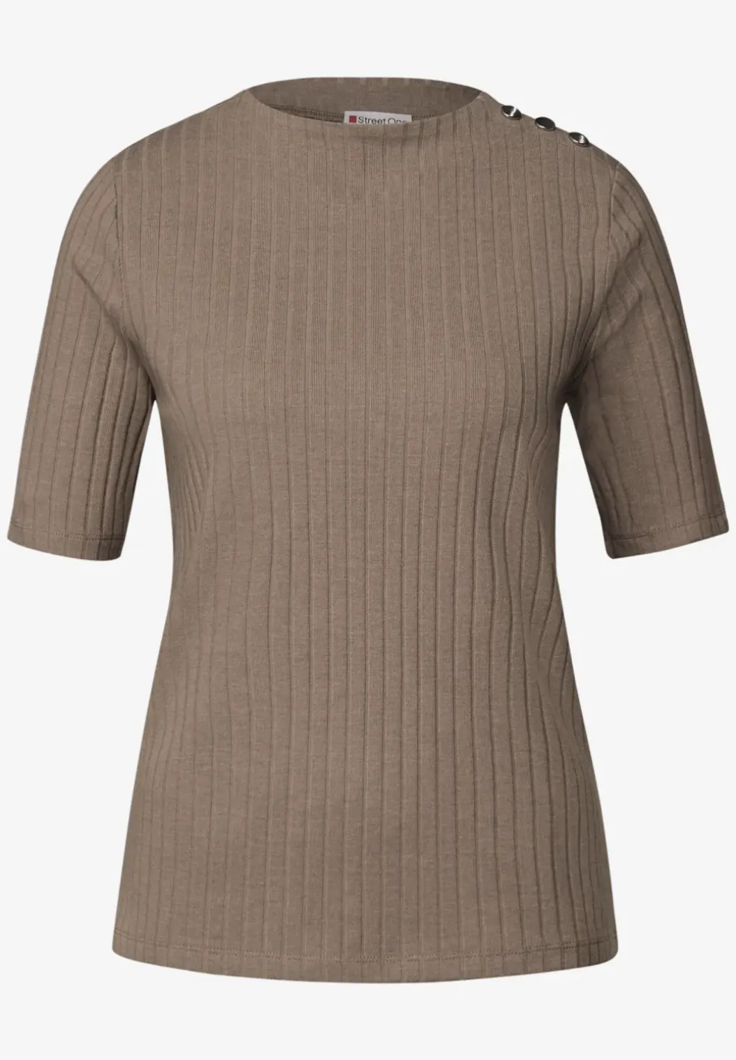Col shirt met knopen