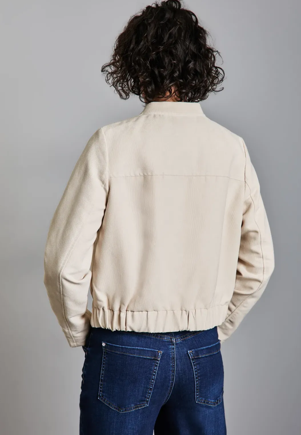 Corduroy blouson