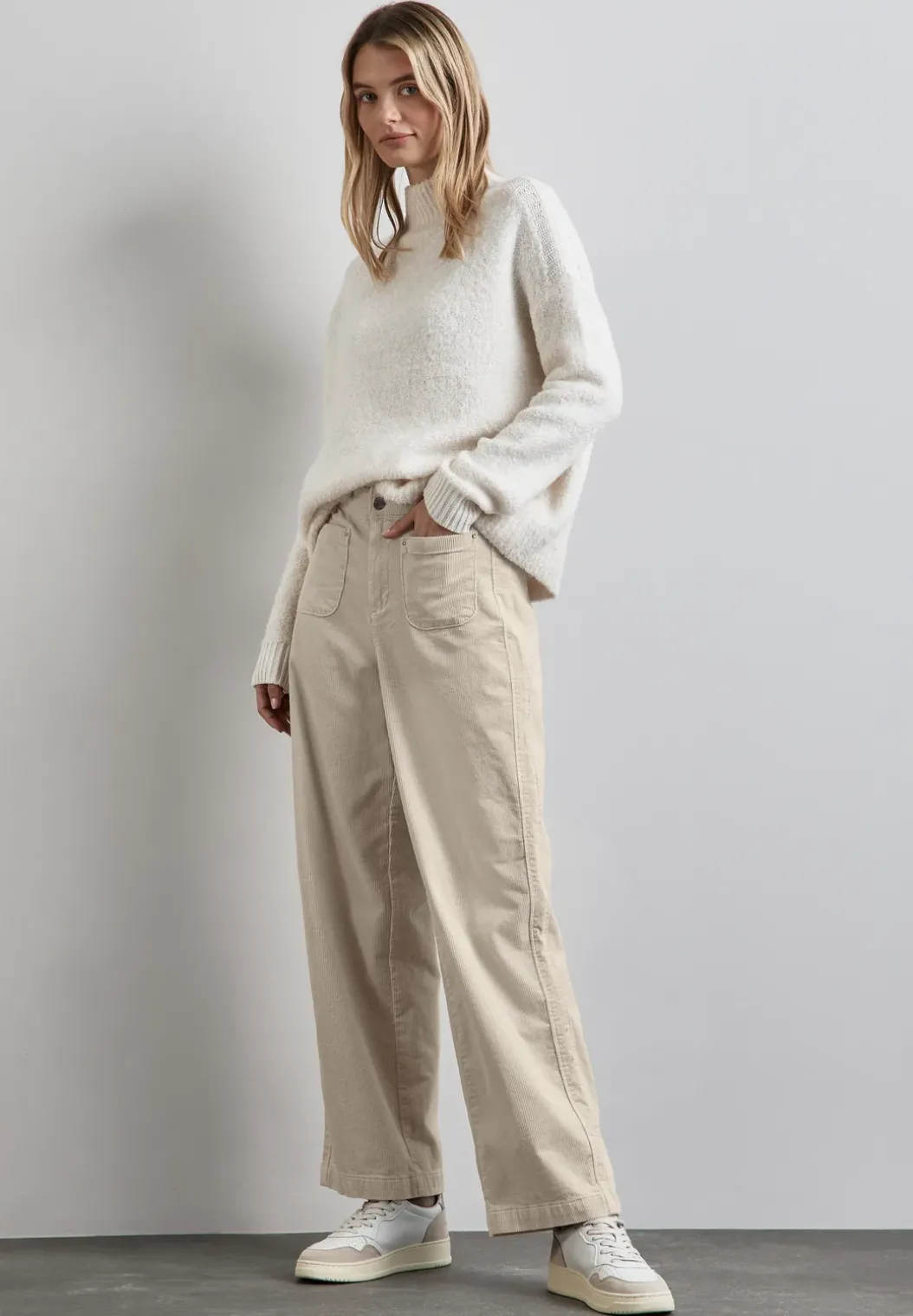 Corduroy broek in casual pasvorm