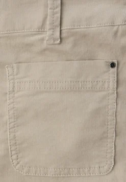 Corduroy broek met opgestikte zakken