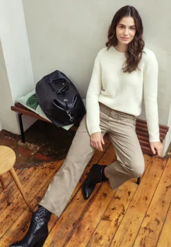 Corduroy broek met opgestikte zakken