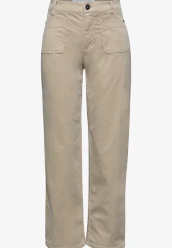 Corduroy broek met opgestikte zakken