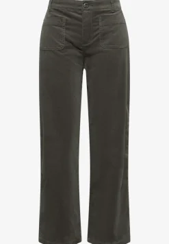Corduroy broek met opgestikte zakken