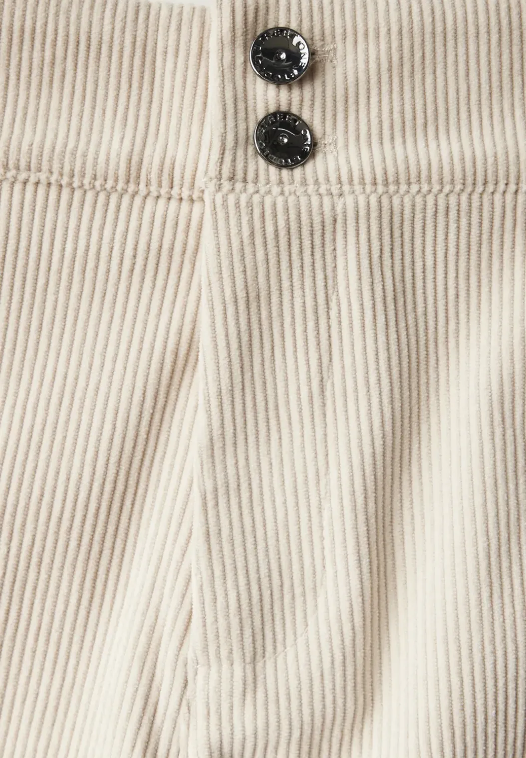 Corduroy broek met wijde pijpen