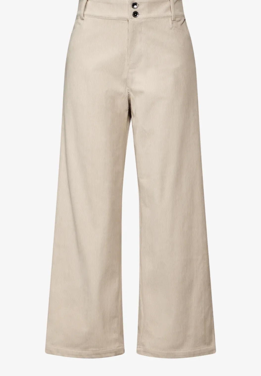 Corduroy broek met wijde pijpen