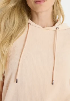 Corduroy jas met capuchon