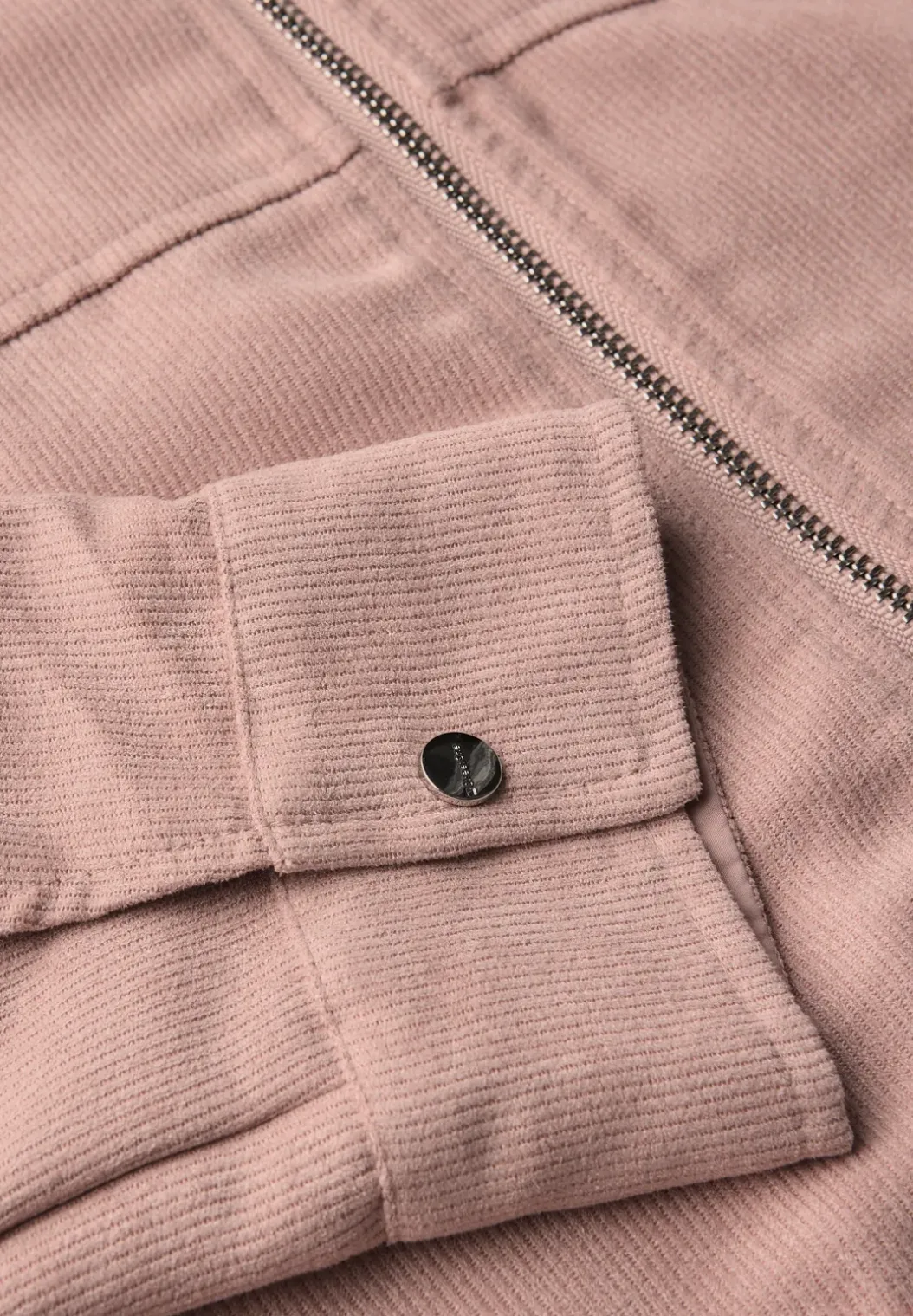 Corduroy jas met rits