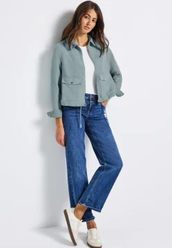 Corduroy jas met rits