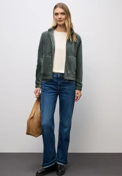 Corduroy jas met rits