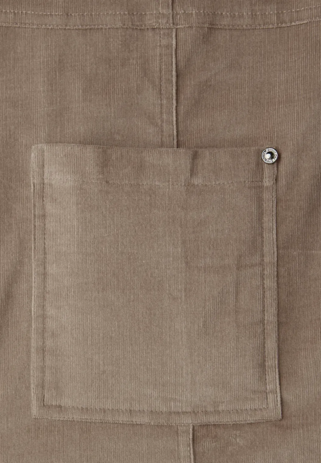 Corduroy jurk in effen kleur