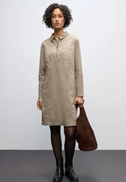 Corduroy jurk met rits