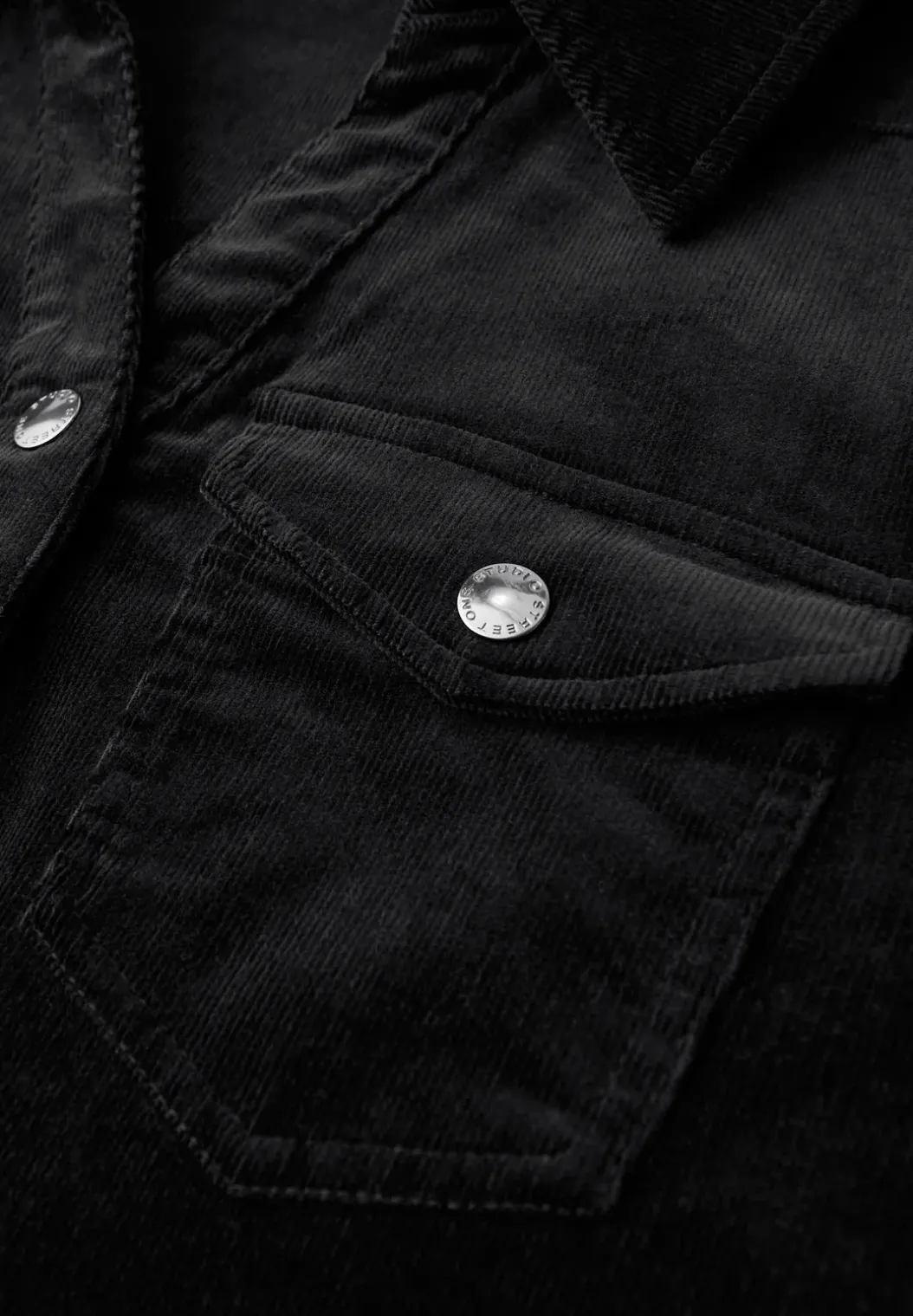 Corduroy jurk met volant