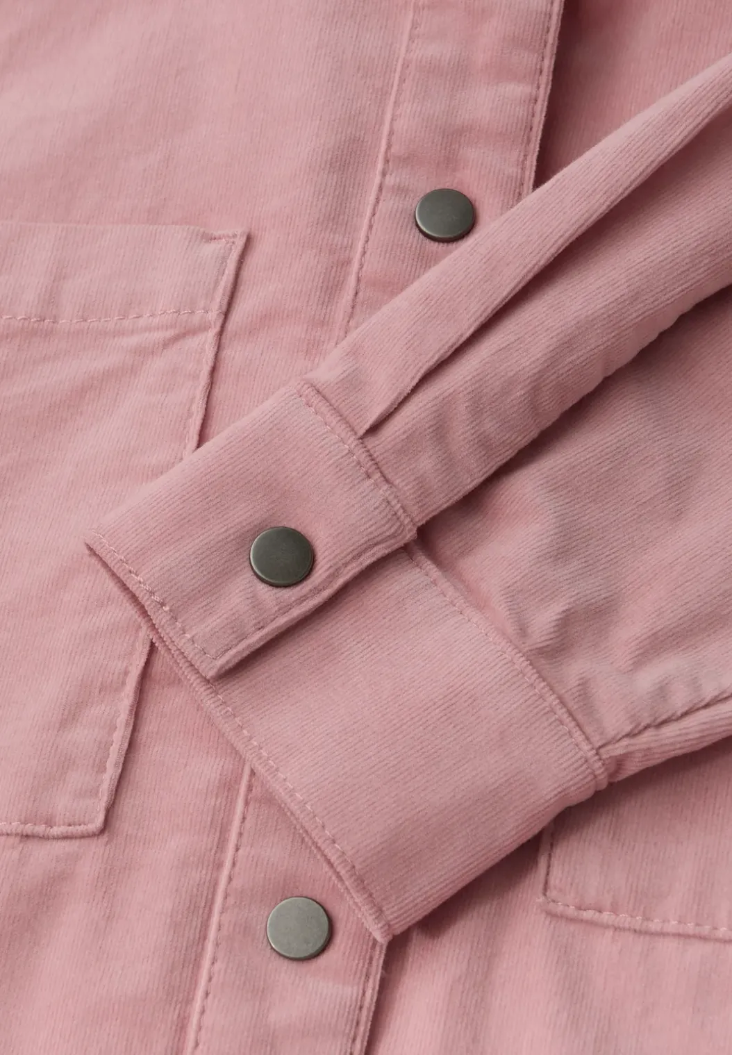 Corduroy mix blouse