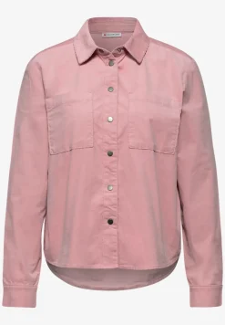 Corduroy mix blouse
