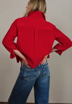 Corduroy overhemd blouse