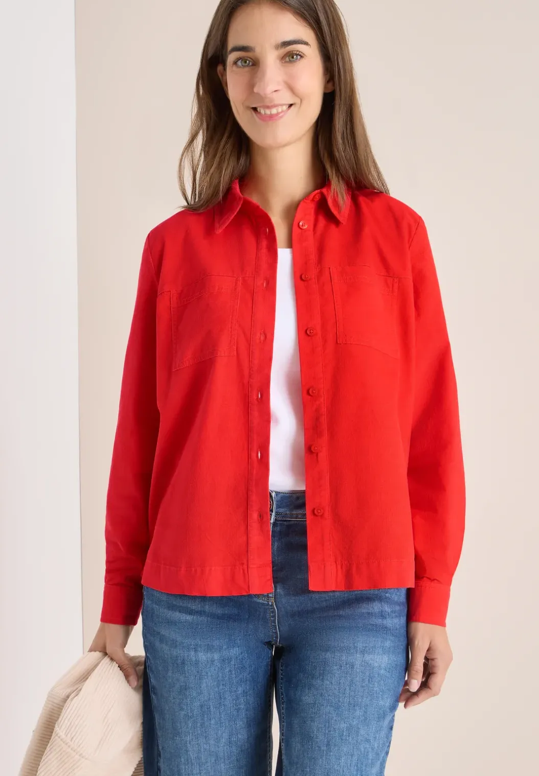 Corduroy overhemd blouse