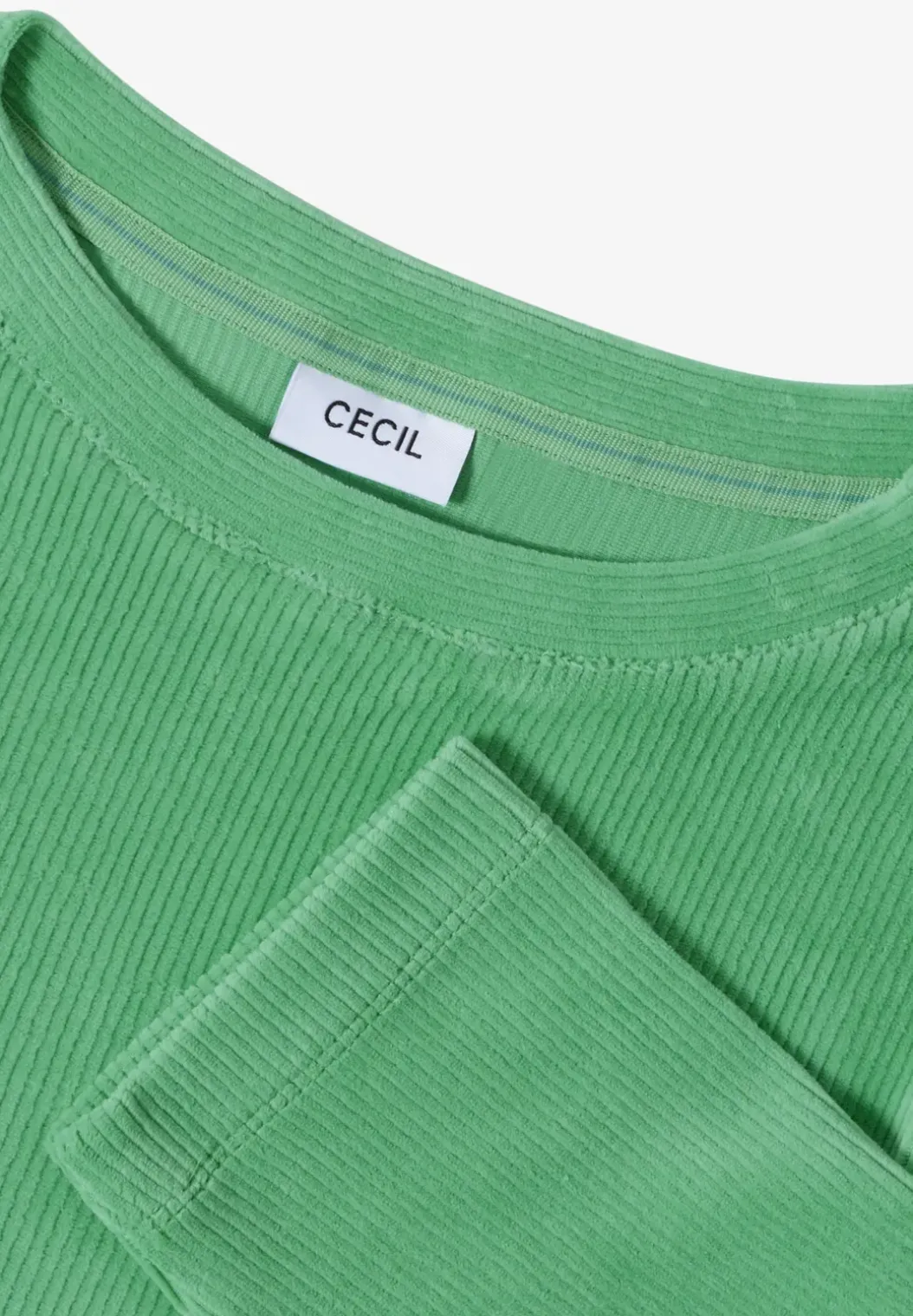 Corduroy overhemd in effen kleur