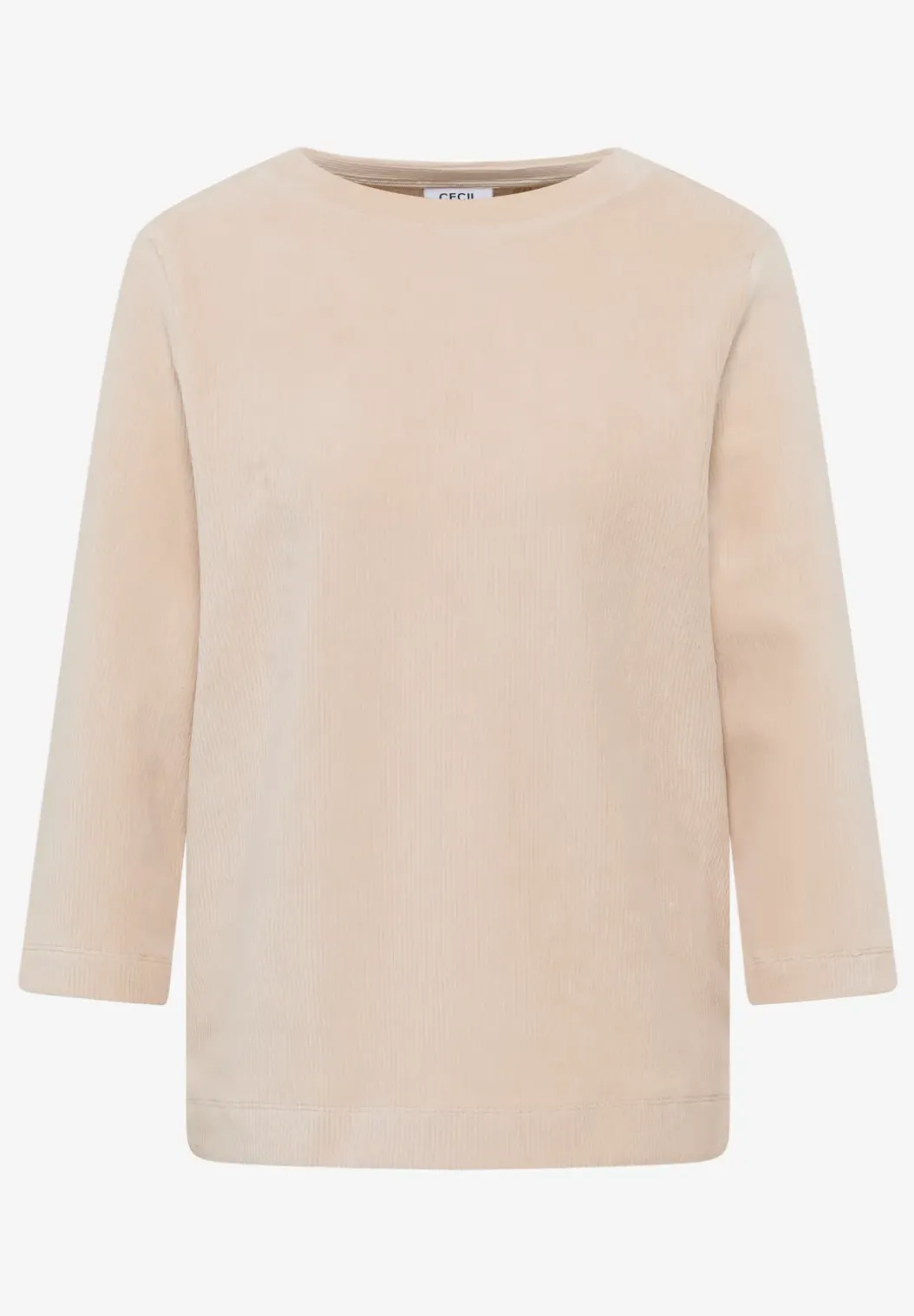 Corduroy overhemd in effen kleur