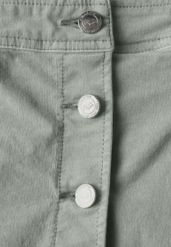 Corduroy rok in wikkel-look