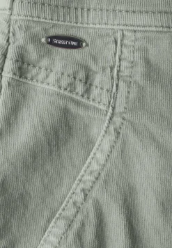 Corduroy rok in wikkel-look