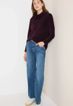 Corduroy shirt met grote kraag