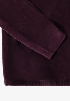 Corduroy shirt met grote kraag