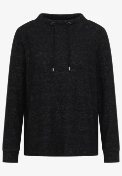 Cosy gemêleerd shirt met lange mouwen