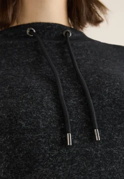 Cosy gemêleerd shirt met lange mouwen