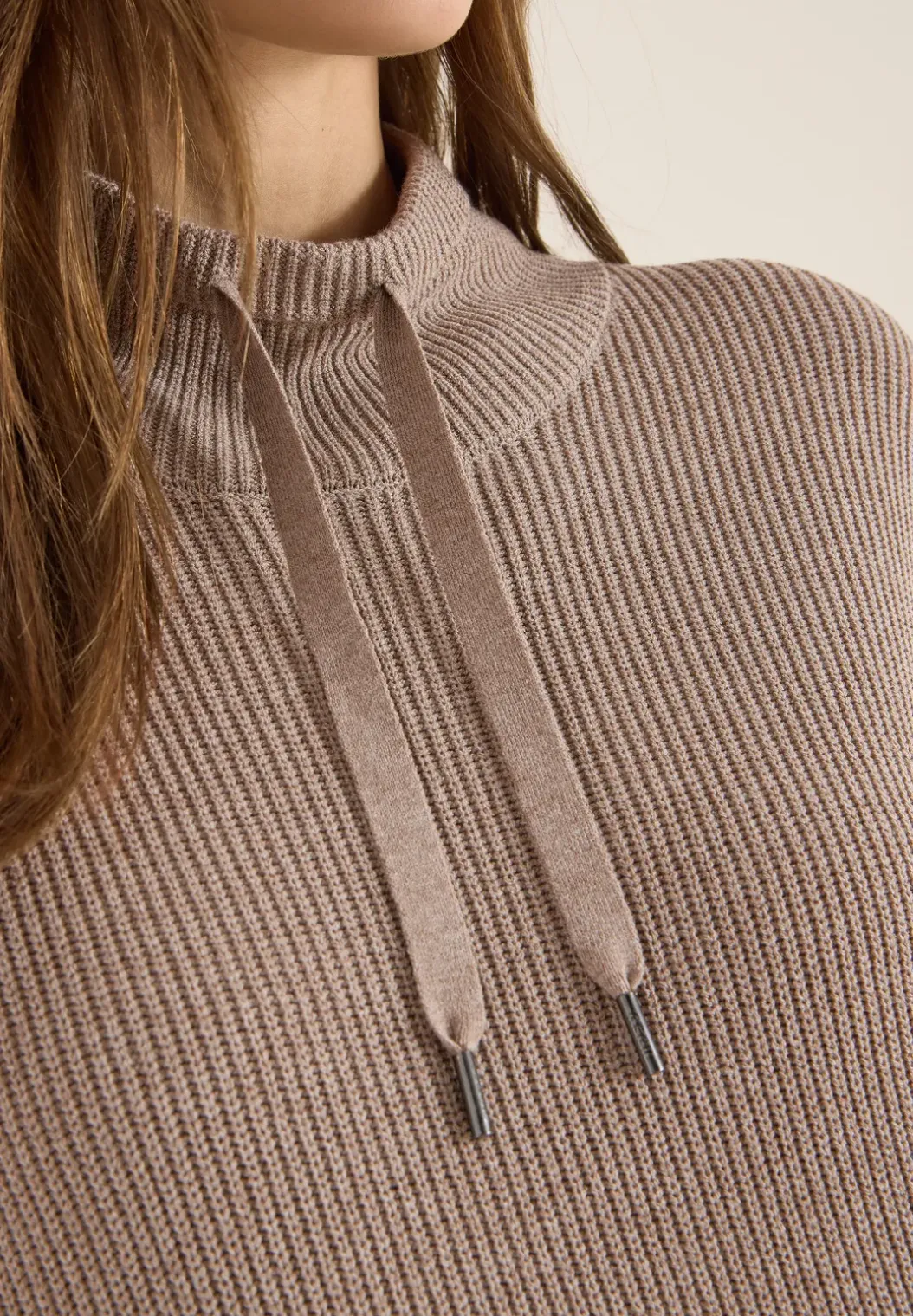 Cosy geribde jurk