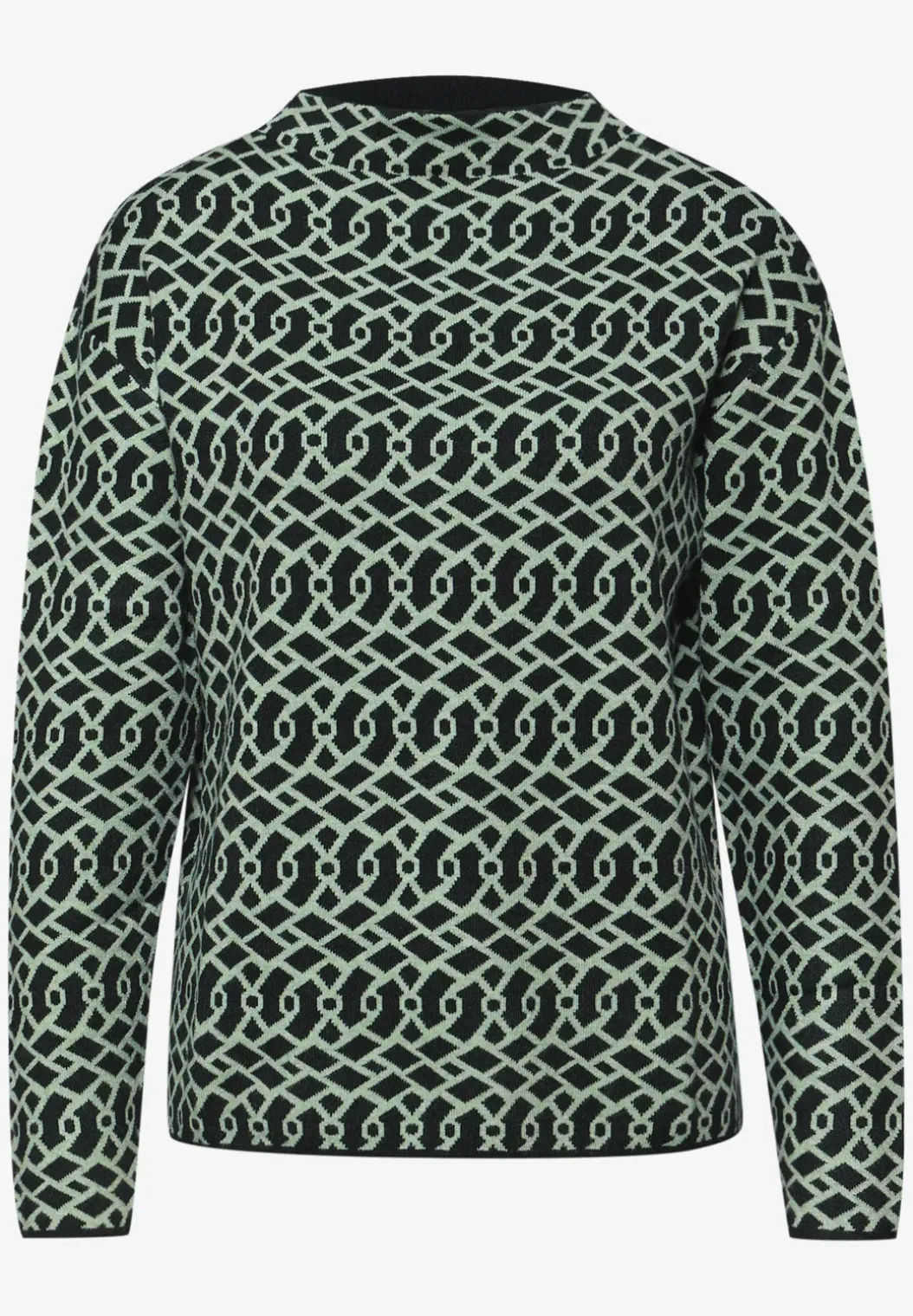 Cosy jacquard trui