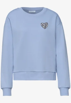 Cosy sweatshirt met leo hartje