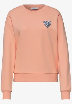 Cosy sweatshirt met leo hartje