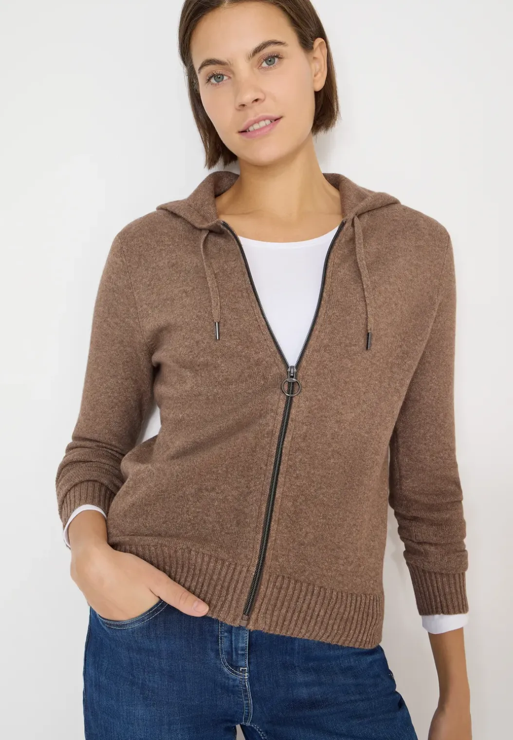 Cosy vest met capuchon
