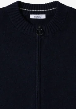 Cosy vest met ritssluiting
