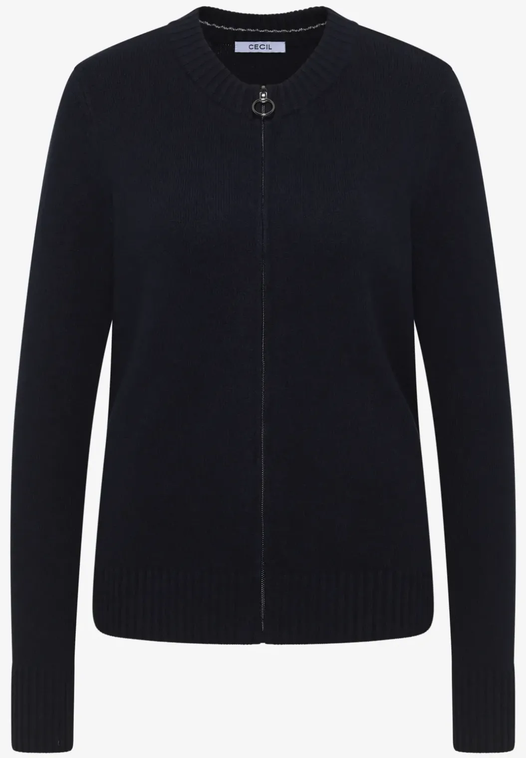 Cosy vest met ritssluiting